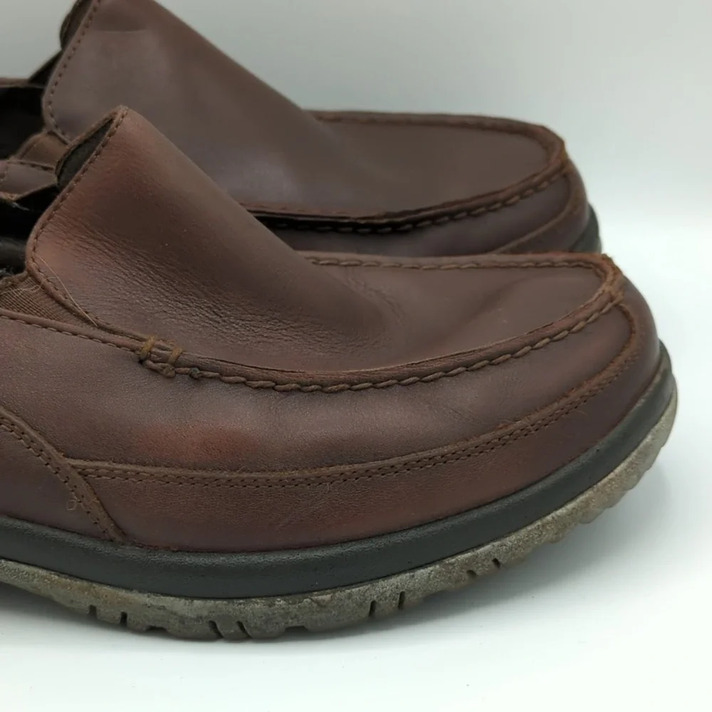 Dansko Men's Wayne Leather Slip Resistant Loafer Brown Size EU 46 US 12.5/13